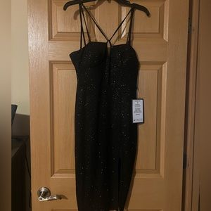 Sparkly Little Black Dress